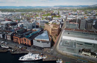 Illustrasjonsfoto av bygget på Trekanttomten